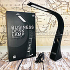 Настольная кожаная Бизнес Лампа с LCD-дисплеем Business Desk lamp Led, фото 5