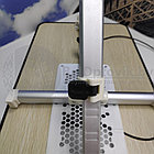 Портативный (складной) эргономичный стол для ноутбука с охлаждением (1 вентилятор  вентиляция) Elaptop Desk 52, фото 6