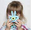 Детский фотоаппарат Зайчик с ушками  Zup Childrens Fun Camera с играми ЖЕЛТЫЙ, фото 4