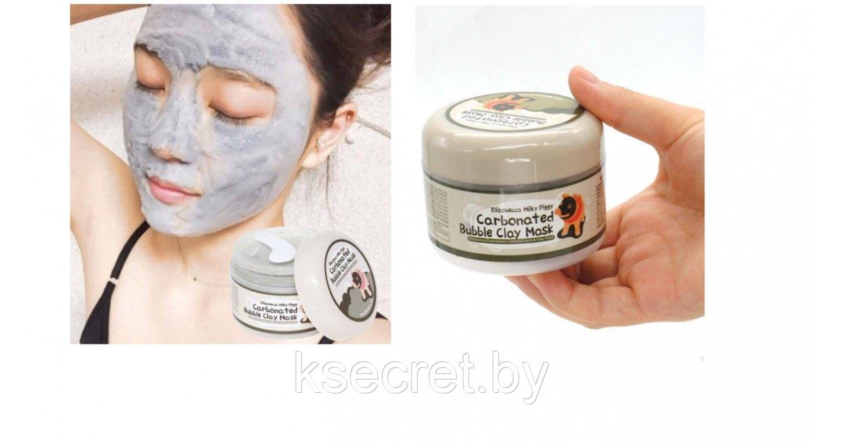 Elizavecca Маска для лица ОЧИЩАЮЩАЯ/ПУЗЫРЬКОВАЯ Сarbonate Bubble Clay Mask, 100 мл - фото 4 - id-p153819147