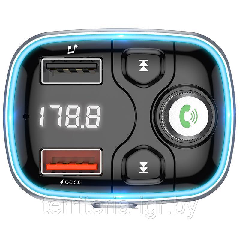 FM-трансмиттер Bluetooth BC32 черный Borofone - фото 7 - id-p153819238