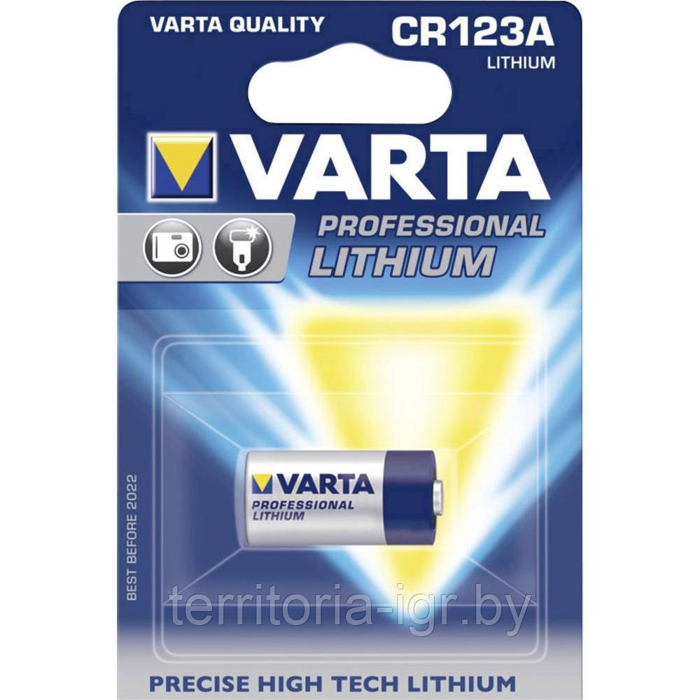 Батарейка Lithium CR123/1BP Varta - фото 1 - id-p153819406