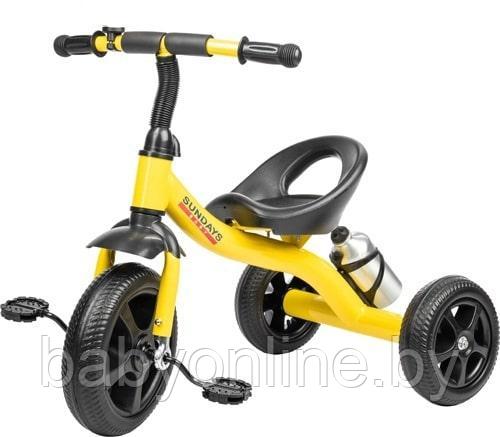 Детский велосипед трехколесный Sundays SJ-SS-19 цвет желтый - фото 1 - id-p153829744