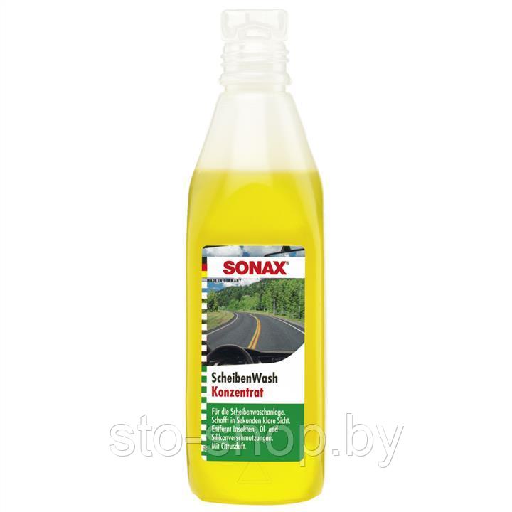 Sonax 260 200 Жидкость летняя для стеклоомывателя концентрат 1:10 без дозатора ЛИМОН 250мл на 2,5л