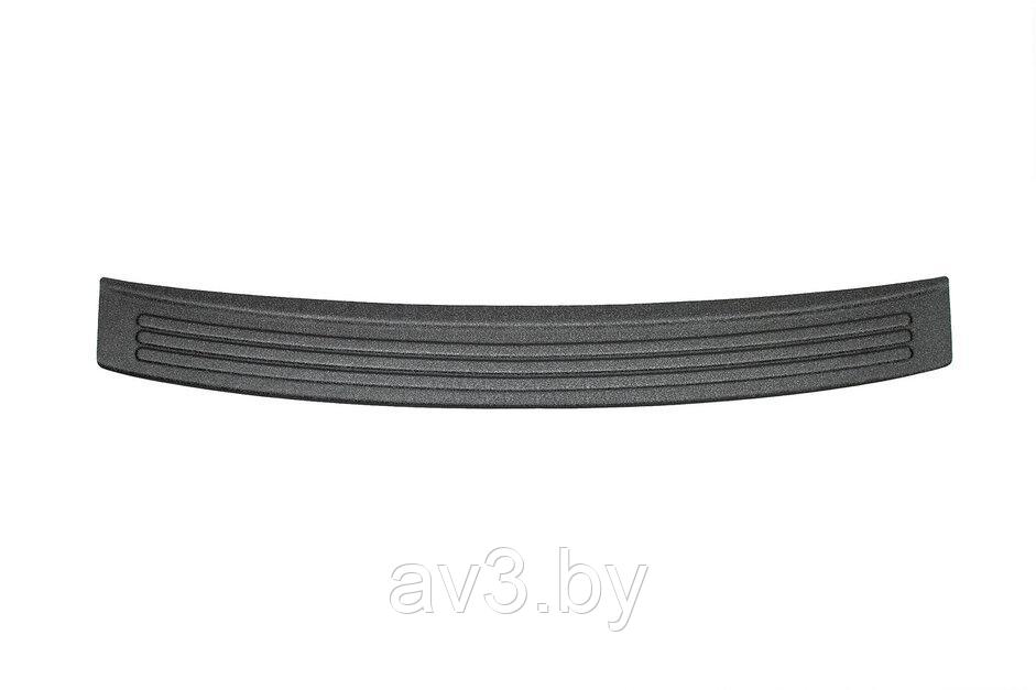 Накладка на задний бампер Skoda Octavia A7 (лифтбек) 2014- (АБС пластик) - фото 3 - id-p153836191