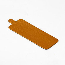 Сольерка с держателем 40х100х1,6 мм золотая