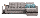 Угловой диван Атланта М  (Рогожка Светло-Серый). Универсальный угол., фото 2