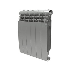 Биметаллический радиатор Royal Thermo BiLiner 500 Silver Satin серебристый (1 секция)