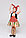 Детский карнавальный костюм для девочки Баба Яга Пуговка 1068 к-20, фото 3