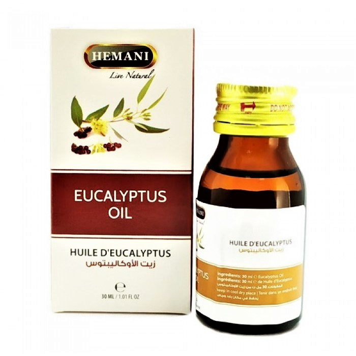 Масло Эвкалипта, Hemani Eucaliptus Oil, 30 мл