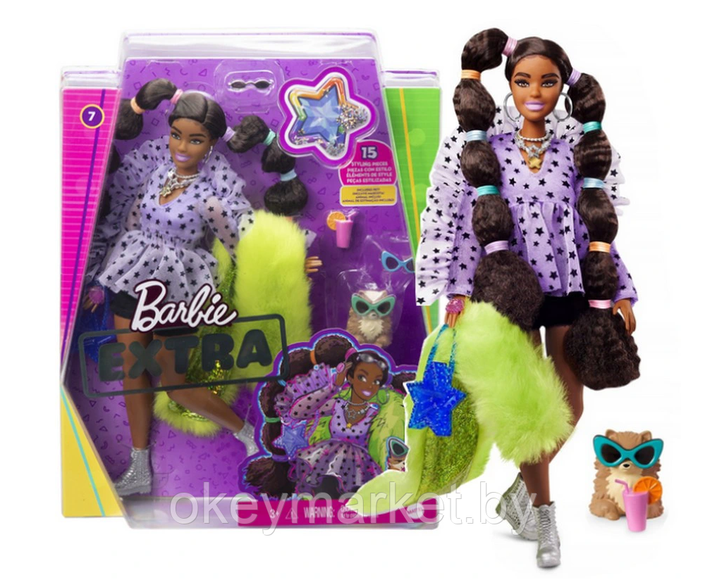 Кукла Barbie Экстра c косичками GXF10
