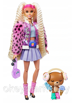Кукла Barbie Экстра блондинка c косичками GYJ77, фото 2