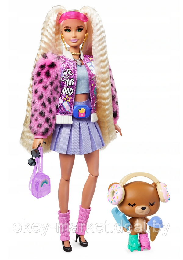 Кукла Barbie Экстра блондинка c косичками GYJ77 - фото 2 - id-p153876216