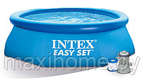 Надувной бассейн Intex 28108 244х61 см + фильтр-насос 1250л/ч