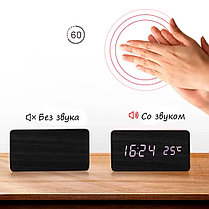 Часы электронные настольные LED Wooden Clock VST-862, фото 2