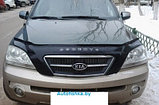 Дефлектор капота Vip tuning Kia Sorento 2002-2009 c клыками, фото 3