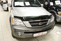 Дефлектор капота VSTAR Kia Sorento 2002-2009. РАСПРОДАЖА