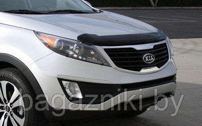 Дефлектор капота SIM Kia Spotage c 2015 - фото 1 - id-p153901214