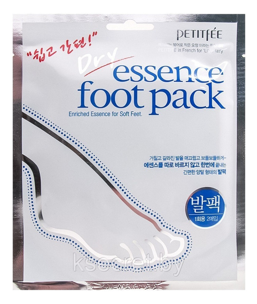 [PETITFEE] Маска-носочки для ног СУХАЯ ЭССЕНЦИЯ Dry Essence Foot Pack - фото 1 - id-p153915464