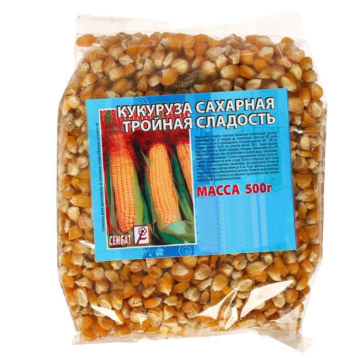 Семена Кукуруза сахарная "Тройная сладость", 500 г - фото 1 - id-p153522299