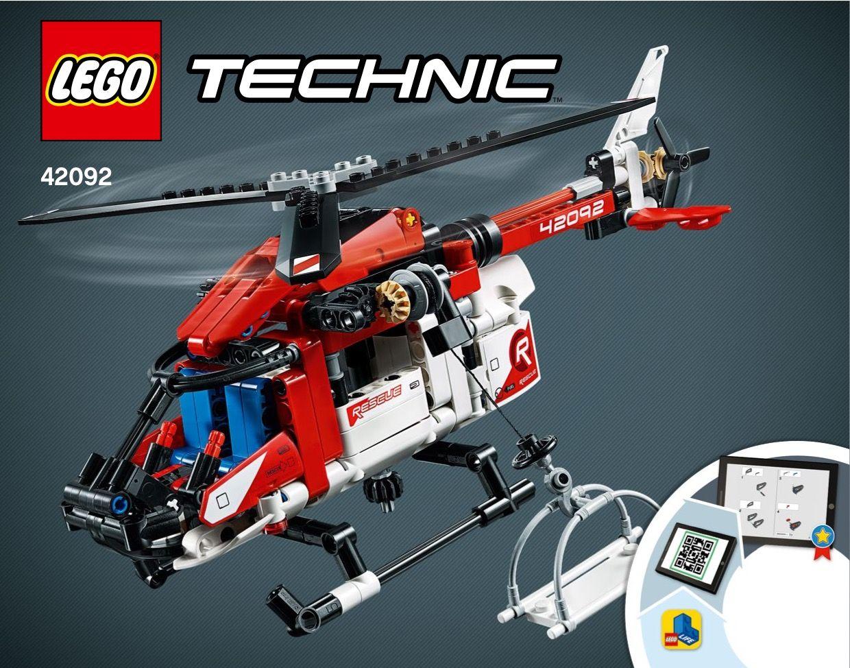 Конструктор Lego Technic Спасательный вертолёт 42092 - фото 1 - id-p153918499