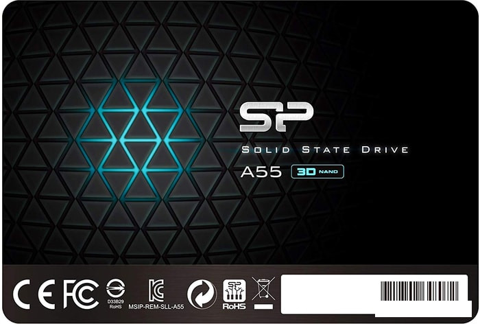 SSD Silicon-Power Ace A55 256GB SP256GBSS3A55S25 - фото 1 - id-p153834291