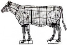 Каркасное топиари Корова ТОП24-1