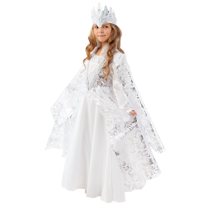 Детский карнавальный костюм Снежная королева Пуговка 2026 к-18
