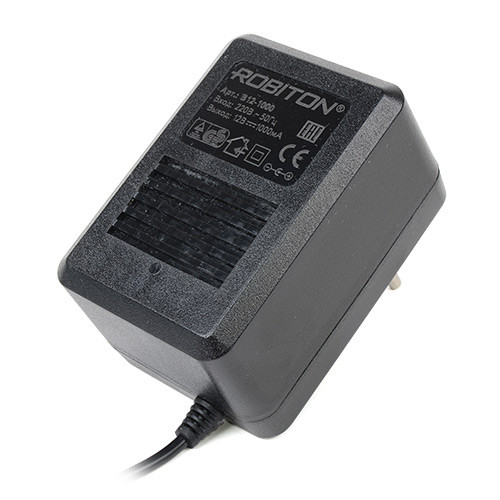 Блок питания 12V 1000mA - Robiton B12-1000, штекер 5.5x2.5мм - фото 2 - id-p153967058