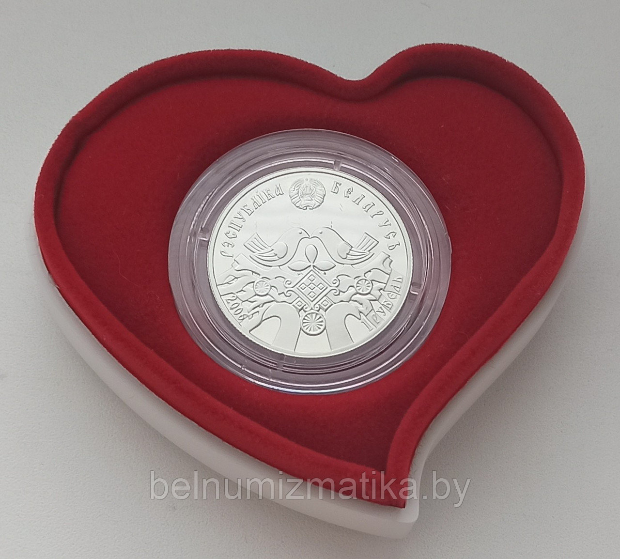Футляр для монет в форме сердца Ø 45.00 mm - фото 6 - id-p153966792