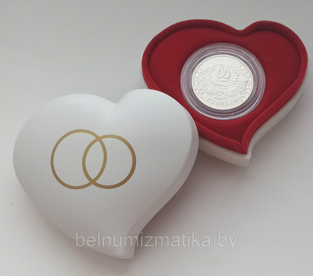 Футляр для монет в форме сердца Ø 45.00 mm - фото 7 - id-p153966792