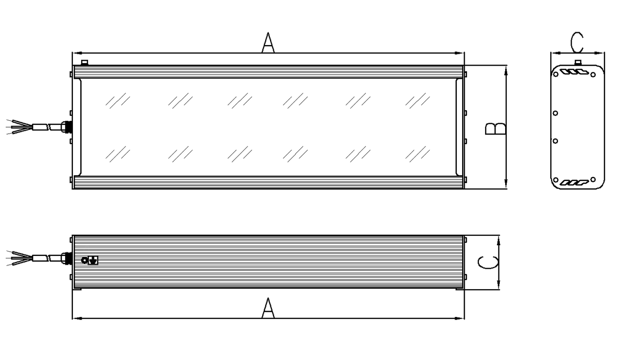 Пожаробезопасный светодиодный светильник ССдПб 01-080 IP65 «Флагман 80 Пб», 80 Вт, 10800 Лм - фото 5 - id-p76403597
