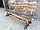 Скамья садовая и банная из массива сосны "Машека" 1,6 метра, фото 2