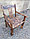 Кресло садовое и банное из массива сосны "Хозяин Бани", фото 5