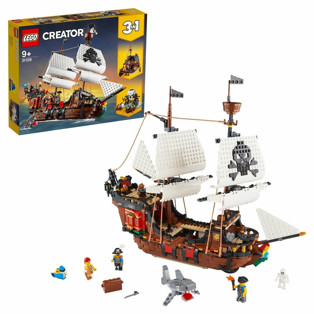 Конструктор LEGO Creator Пиратский корабль 31109