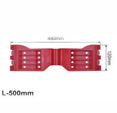 Шарнир пластиковый для сдвижной крыши Versus 242-01005, 500мм, Suer 670736016