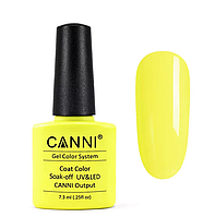 Гель-лак (шеллак) Canni №140 Electric Yellow 7.3ml