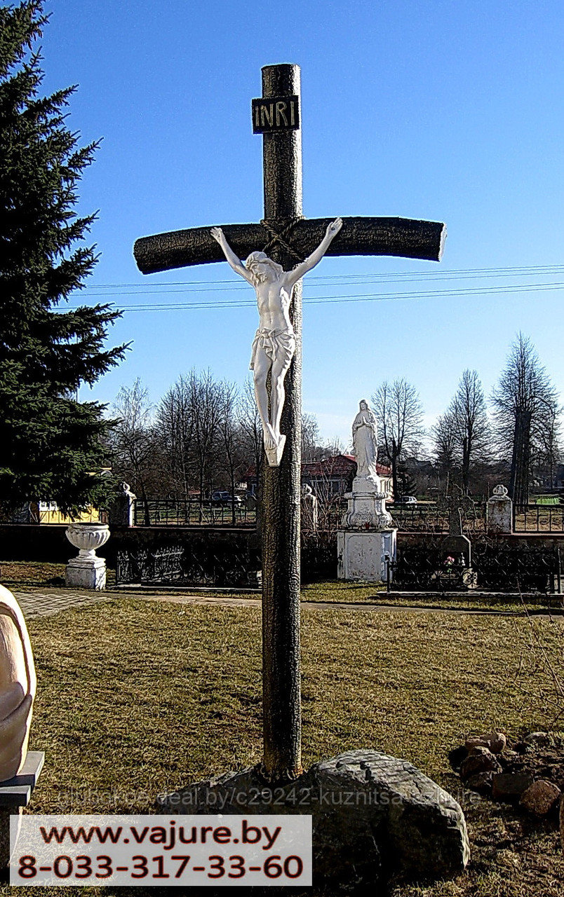 Крест кованый №10 - фото 1 - id-p11928316