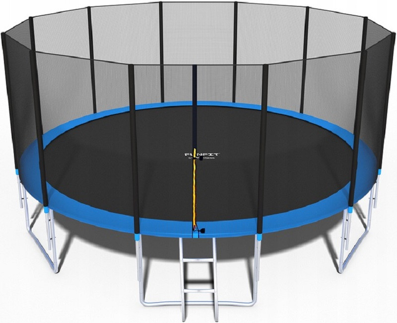 Батут Funfit (фанфит) 490 см с защитной сеткой и лестницей - фото 1 - id-p76447862