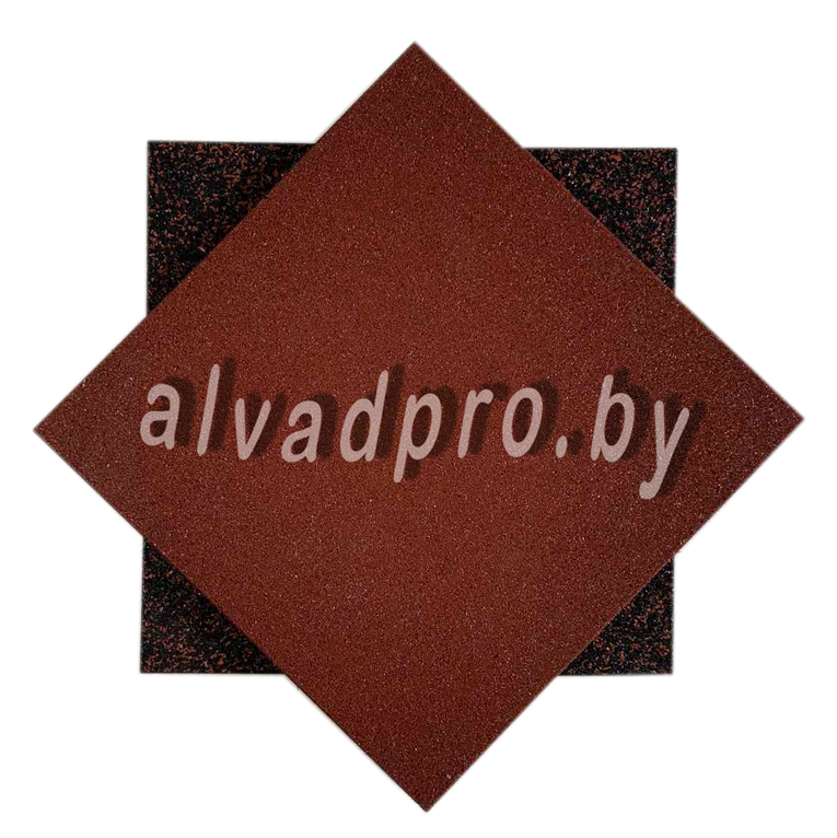 Резиновая плитка ALVADPRO 500*500*16 мм - фото 1 - id-p153985482