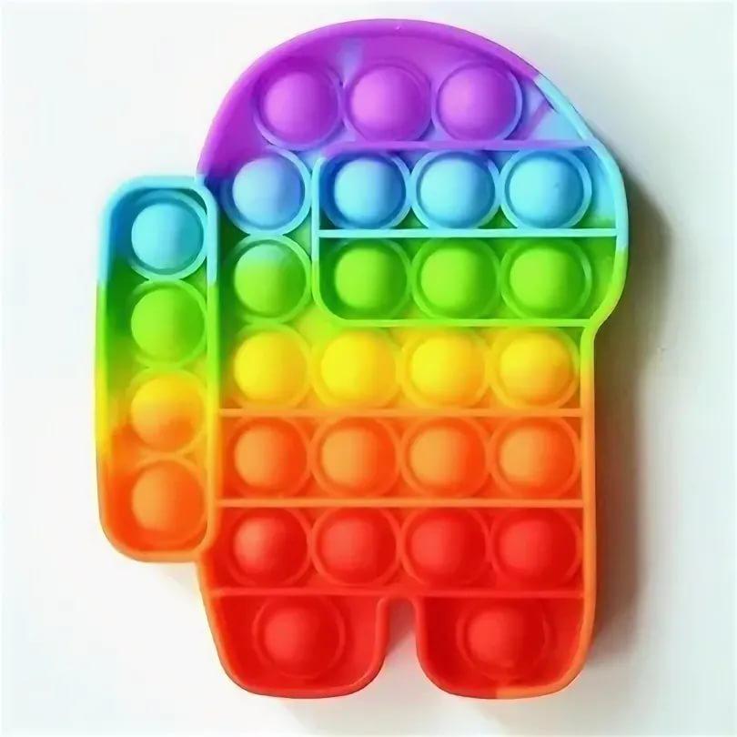 Детская  игрушка "Пупырка" пузыри антистресс POP IT разноцветные