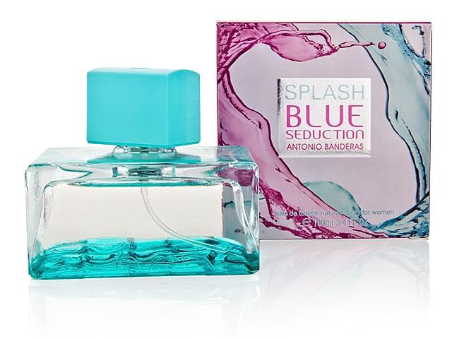 Женская туалетная вода A. Banderas Splash Blue Seduction 100ml - фото 1 - id-p153993512