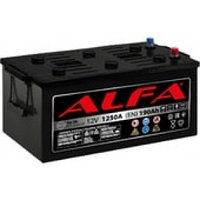 Аккумуляторная батарея,аккумулятор, АКБ 6СТ-190 A3 (3) ALFA 190L 1300А