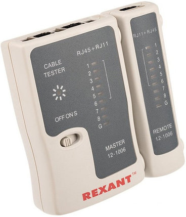 Тестер Rexant RJ-45+RJ-11 12-1006, фото 2