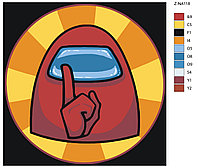 Картина по номерам, 60 x 60, Z-NA118