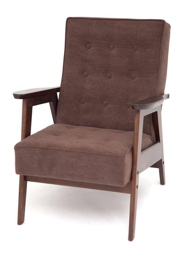 Кресло РЕТРО (темный тон / RS32 - коричневый) - фото 2 - id-p154101040
