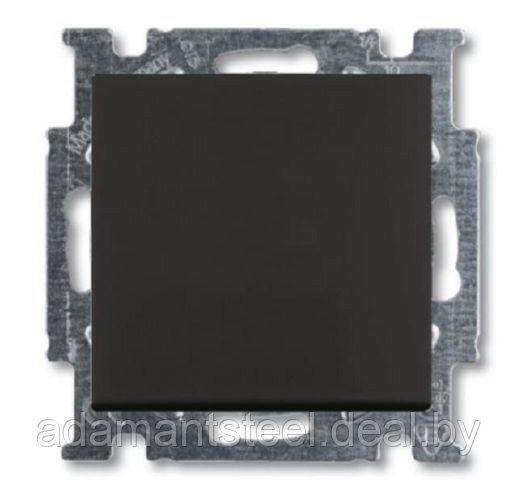 Basic 55 - Выключатель с подсветкой (шато-черный) - фото 1 - id-p138599776