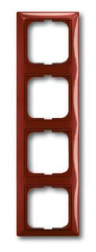 Basic 55 - Рамка на 4 поста (красный) - фото 1 - id-p138599886