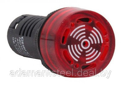 Сигнализатор звуковой ND16-22F Φ22 мм красный АС220В (CHINT) - фото 1 - id-p138600723