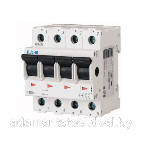 Модульный выключатель IS-40/4, 4P, 40А, 12,5кА, 4M - фото 1 - id-p138602837